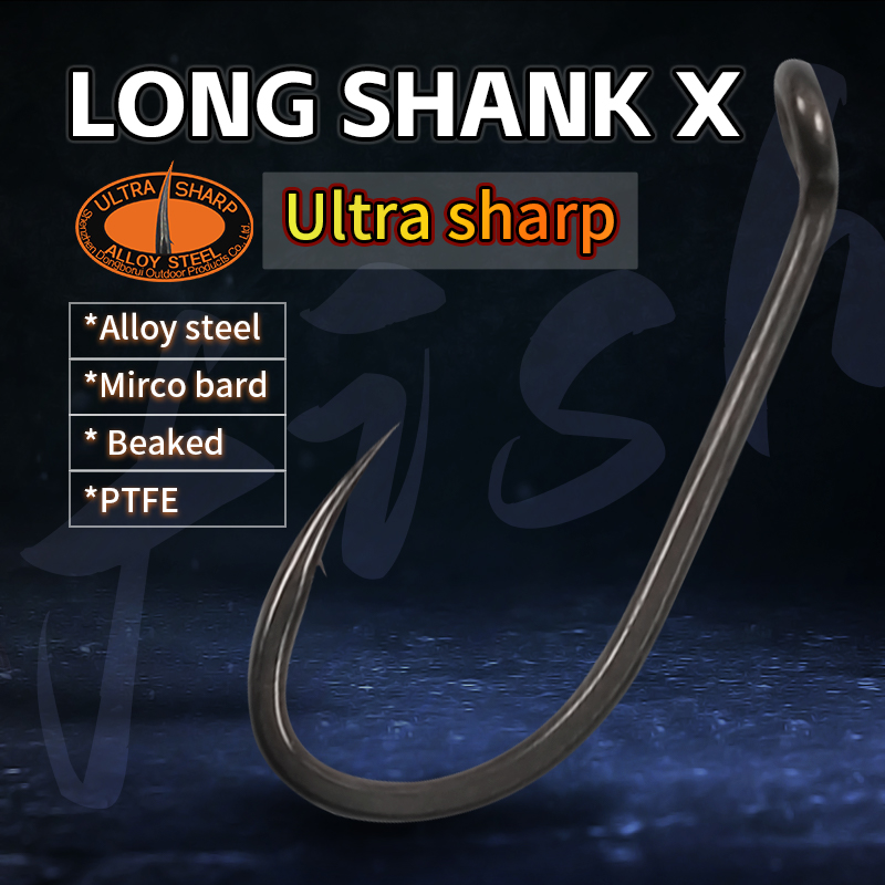 Fishing Hook Assortment - 10 stücke Karpfen Angeln Haken Lange