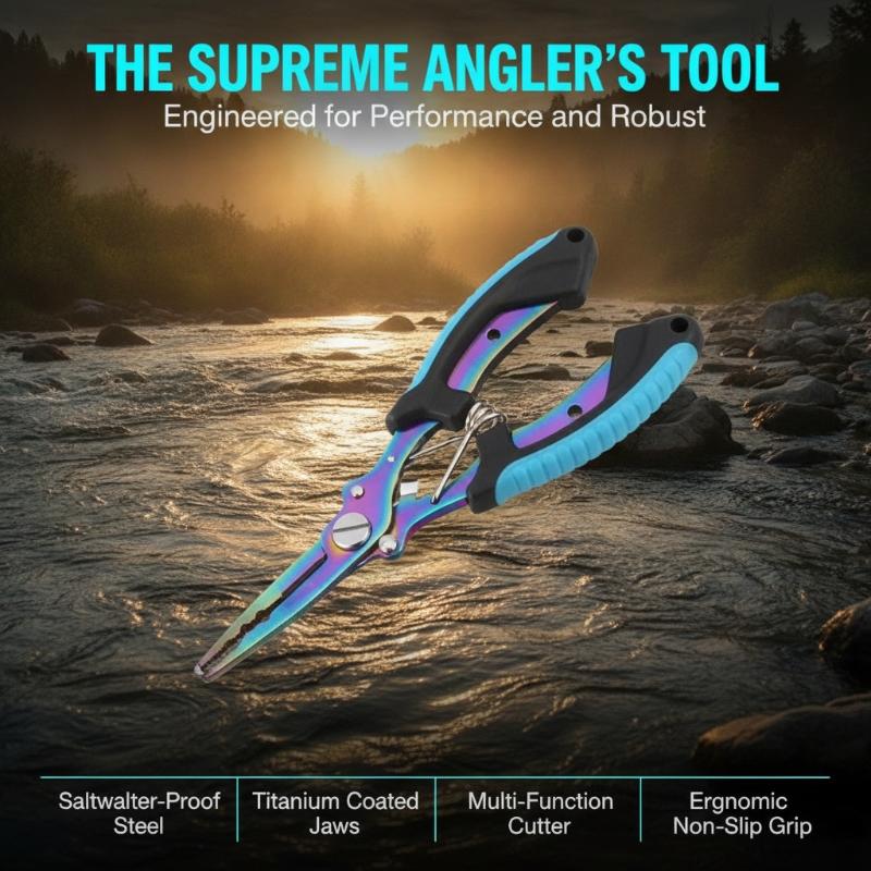 Fishing Hook Remover - 1 Stück Multifunktionale Angelzange aus Edelstahl,