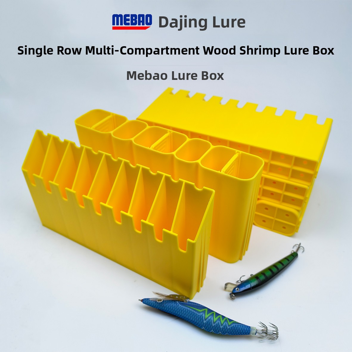 Fishing Hook Box - MingBang Road Aufbewahrungsbox für Angelköder, einreihige