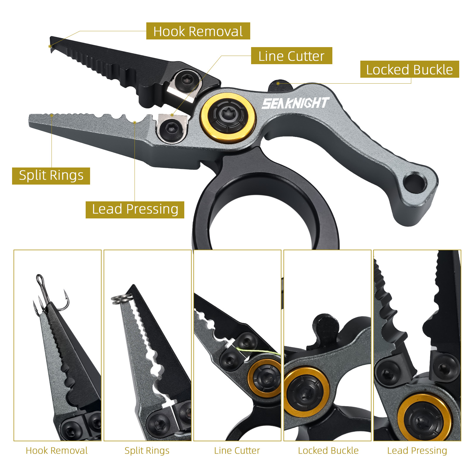SeaKnight Marken-Angelzange, M – Fishing Hook Remover Bewertung und Preis